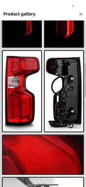 Chevy Silverado 19-21 1500/2500 LTZ LED Tail Light w/Harness